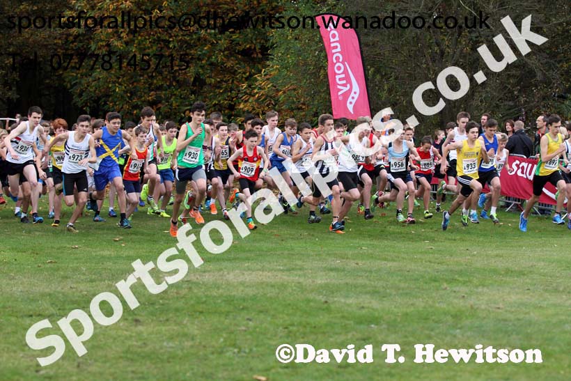 Boys under-15s National Cross Country Relays. Photo: David T. Hewitson/Sports for All Pics